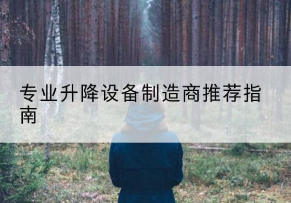 双柏电动剪叉升降平台厂家-专业升降设备制造商推荐指南